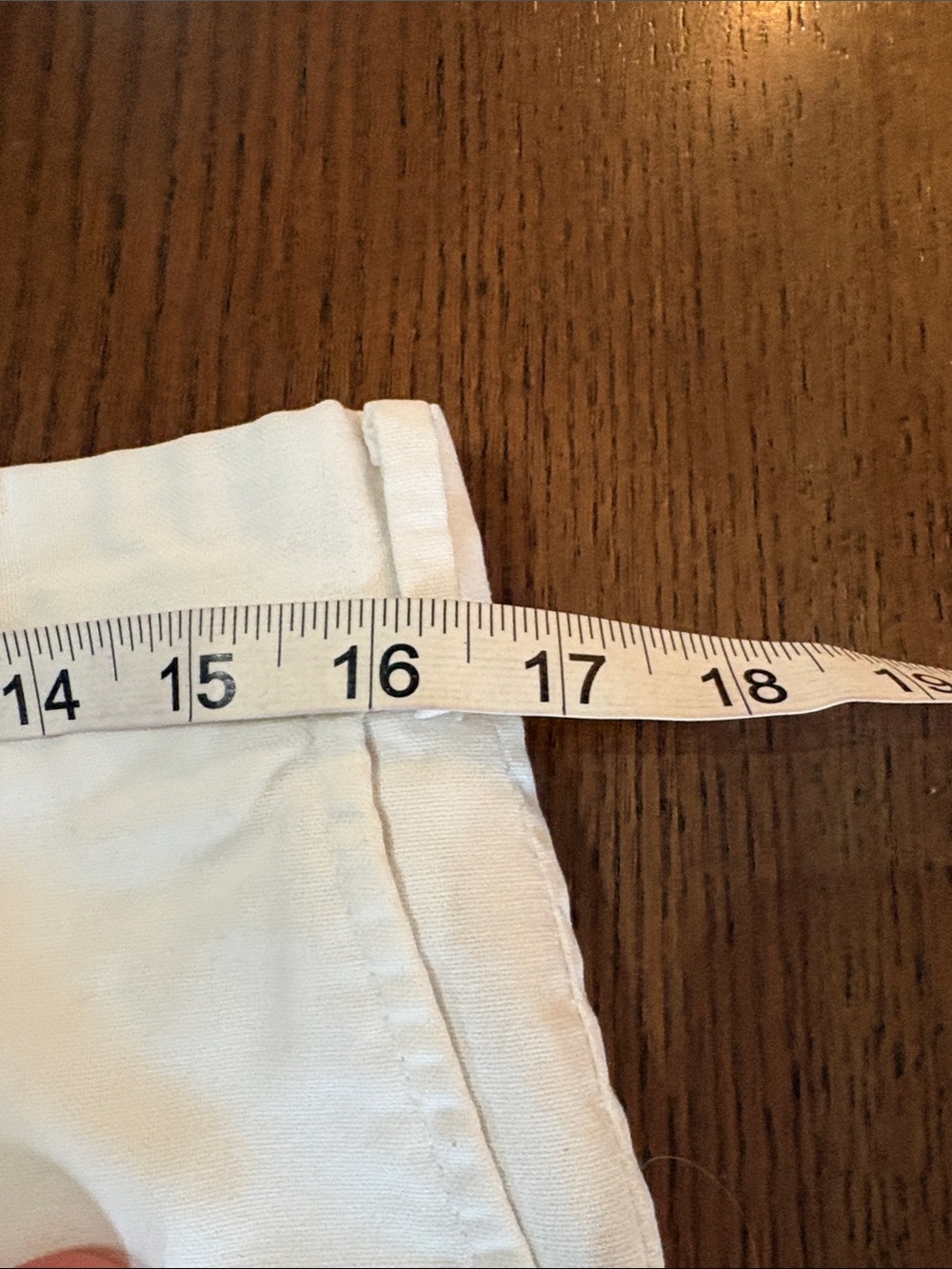 Men's White Cotton Shorts - Picture 4 of 5